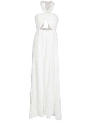 Faithfull the Brand Halona crossover maxi dress - White