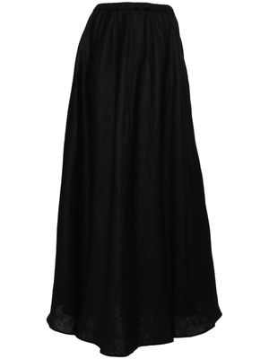 Faithfull the Brand Heba linen maxi skirt - Black