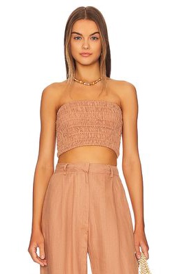 FAITHFULL THE BRAND Latia Top in Nude