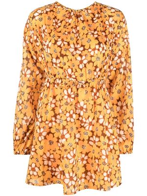 Faithfull the Brand Li Reni floral print dress - Orange