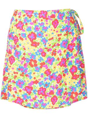 Faithfull the Brand Lucion wrap mini skirt - Multicolour