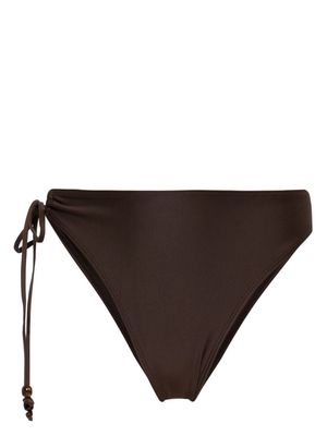 Faithfull the Brand Madre tie-fastening bikini bottoms - Brown