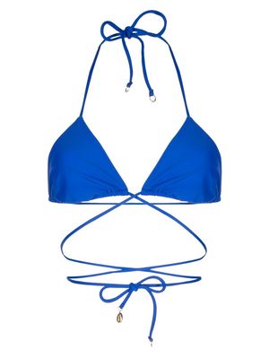 Faithfull the Brand Marzia bikini top - Blue