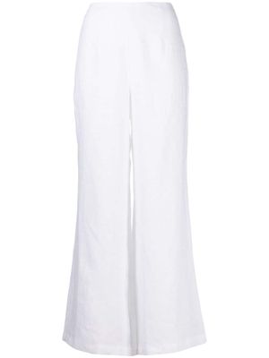 Faithfull the Brand Ottavio flared linen trousers - White