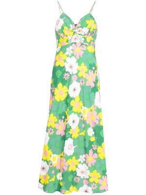 Faithfull the Brand Shayna floral-print midi dress - Green