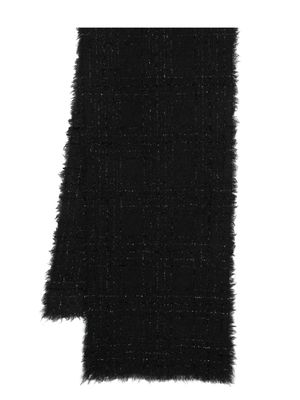 Faliero Sarti Adrienne bouclé scarf - Black