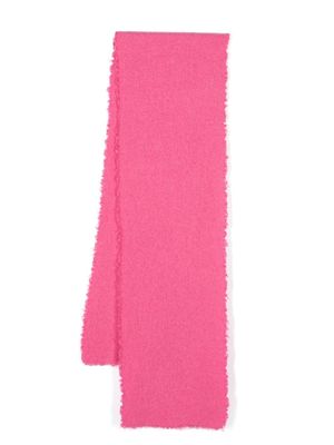 Faliero Sarti Assia frayed scarf - Pink