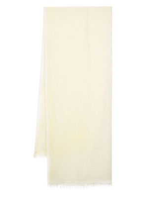 Faliero Sarti cashmere-silk blend scarf - Yellow