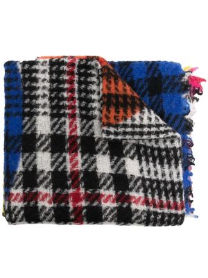 Faliero Sarti check-pattern scarf - Multicolour