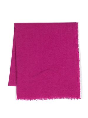 Faliero Sarti Cristy frayed scarf - Purple