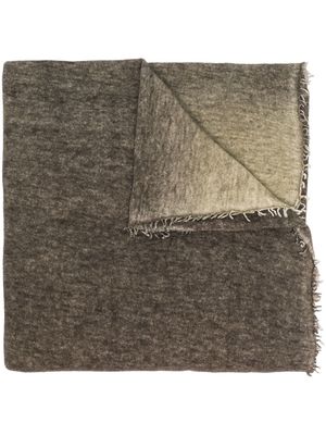 Faliero Sarti faded knitted scarf - Brown