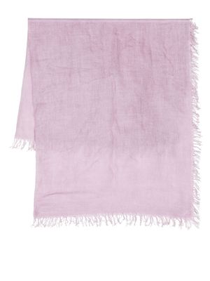 Faliero Sarti fine knit cashmere-silk scarf - Purple