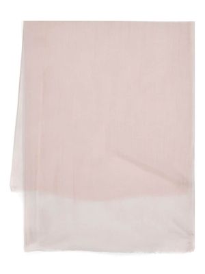 Faliero Sarti frayed cashmere scarf - Pink
