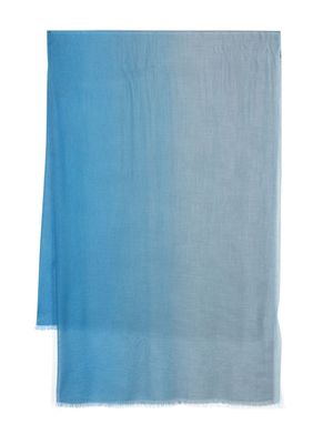 Faliero Sarti Ginevra gradient-effect scarf - Blue