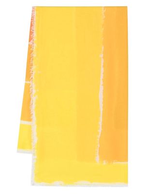 Faliero Sarti gradient effect scarf - Yellow