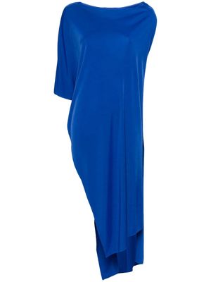 Faliero Sarti Guadalupe asymmetric beach dress - Blue