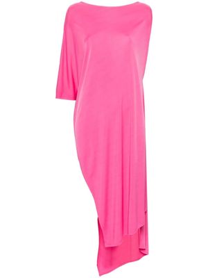 Faliero Sarti Guadalupe asymmetric beach dress - Pink