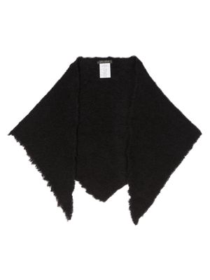 Faliero Sarti Kat frayed scarf - Black
