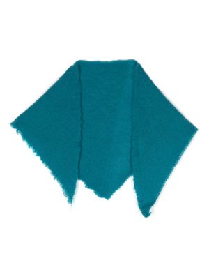 Faliero Sarti Kat frayed scarf - Blue