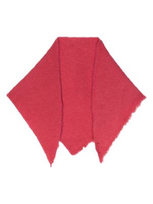 Faliero Sarti Kat frayed scarf - Pink