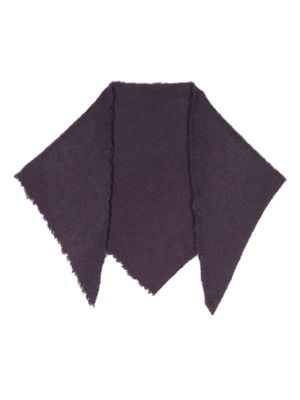 Faliero Sarti Kat frayed scarf - Purple