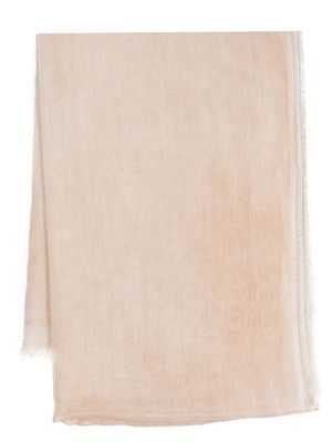 Faliero Sarti modal frayed scarf - Pink
