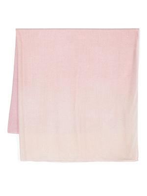 Faliero Sarti ombre-effect sik-blend scarf - Pink