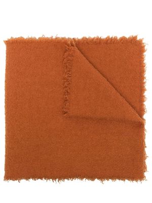 Faliero Sarti open-knit scarf - Orange