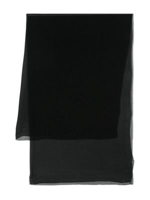 Faliero Sarti sheer silk scarf - Black