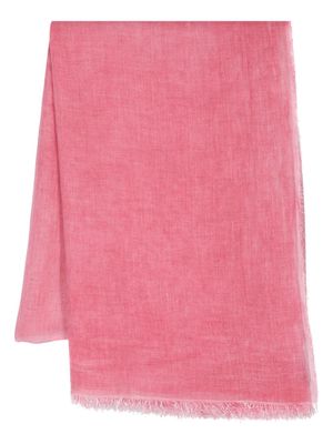 Faliero Sarti Tobia frayed scarf - Pink