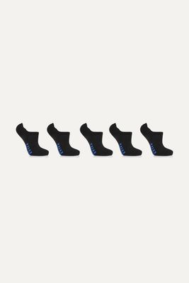 FALKE - Cool Kick Set Of Five Stretch-knit Socks - Black