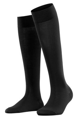 Falke Cotton Touch Knee High Socks in Black