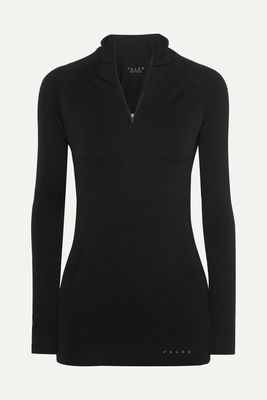 FALKE Ergonomic Sport System - Stretch-knit Top - Black