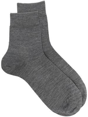 Falke marl-knit logo-print socks - Grey