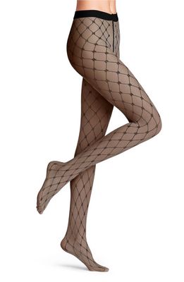 Falke Twisted Story Tights in Black