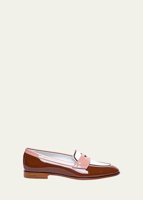 Famedpip Tricolor Penny Loafers