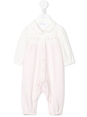 Familiar cotton peter-pan babygrow - Pink