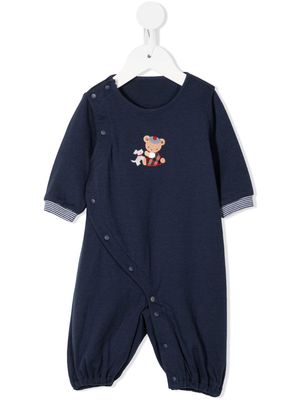 Familiar teddy bear-print pyjamas - Blue