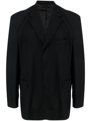 Family First classic single-breasted blazer - Black