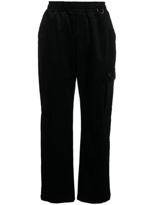 Family First corduroy cropped-leg trousers - Black