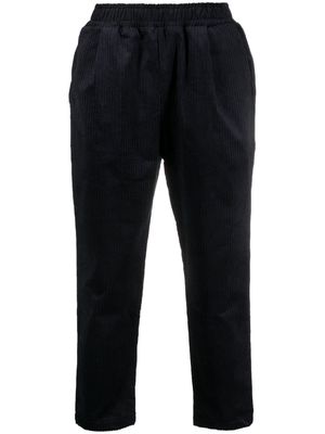 Family First corduroy cropped trousers - Blue