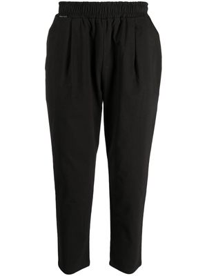 Family First cropped tapered trousers - Black