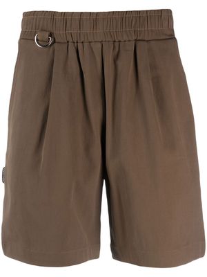 Family First elasticated-waist shorts - Brown
