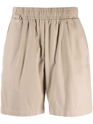 Family First elasticated-waist shorts - Neutrals
