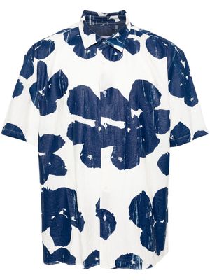Family First floral-print shirt - White