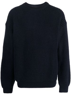 Family First long-sleeved knitted jumper - Blue