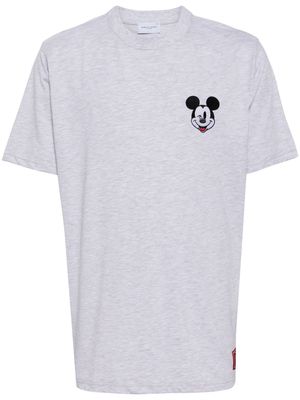 Family First Mickey Mouse-print cotton T-shirt - Grey