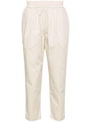 Family First pleat-detail tapered trousers - White