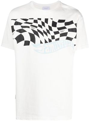 Family First Racing-print T-shirt - White