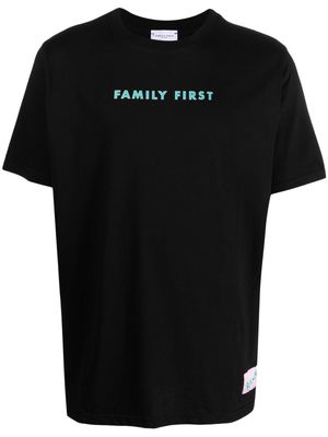 Family First Ricky Fantasy cotton T-shirt - Black